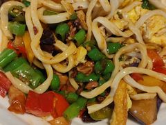 茄子肉丁小公鸡双拼拌面-文三里屯面馆(三里屯店)