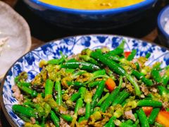 榄菜肉末黄瓜花-上楼私房菜(院士路店)