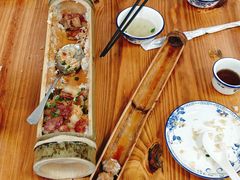 -盛得农家美食·无花果浸鸡·古法烧鸡·竹筒饭(白水寨森林海店)