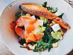 煎三文鱼牛油果沙拉-Wagas沃歌斯(富力广场店)