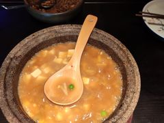 鸡汤虾仁豆腐-绿茶餐厅(松江万达店)