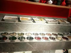 自助调料区-玩煮炭火锅(延福街店)
