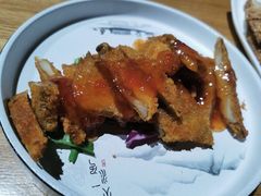 脆炸泰酱菇排-大明寺素斋