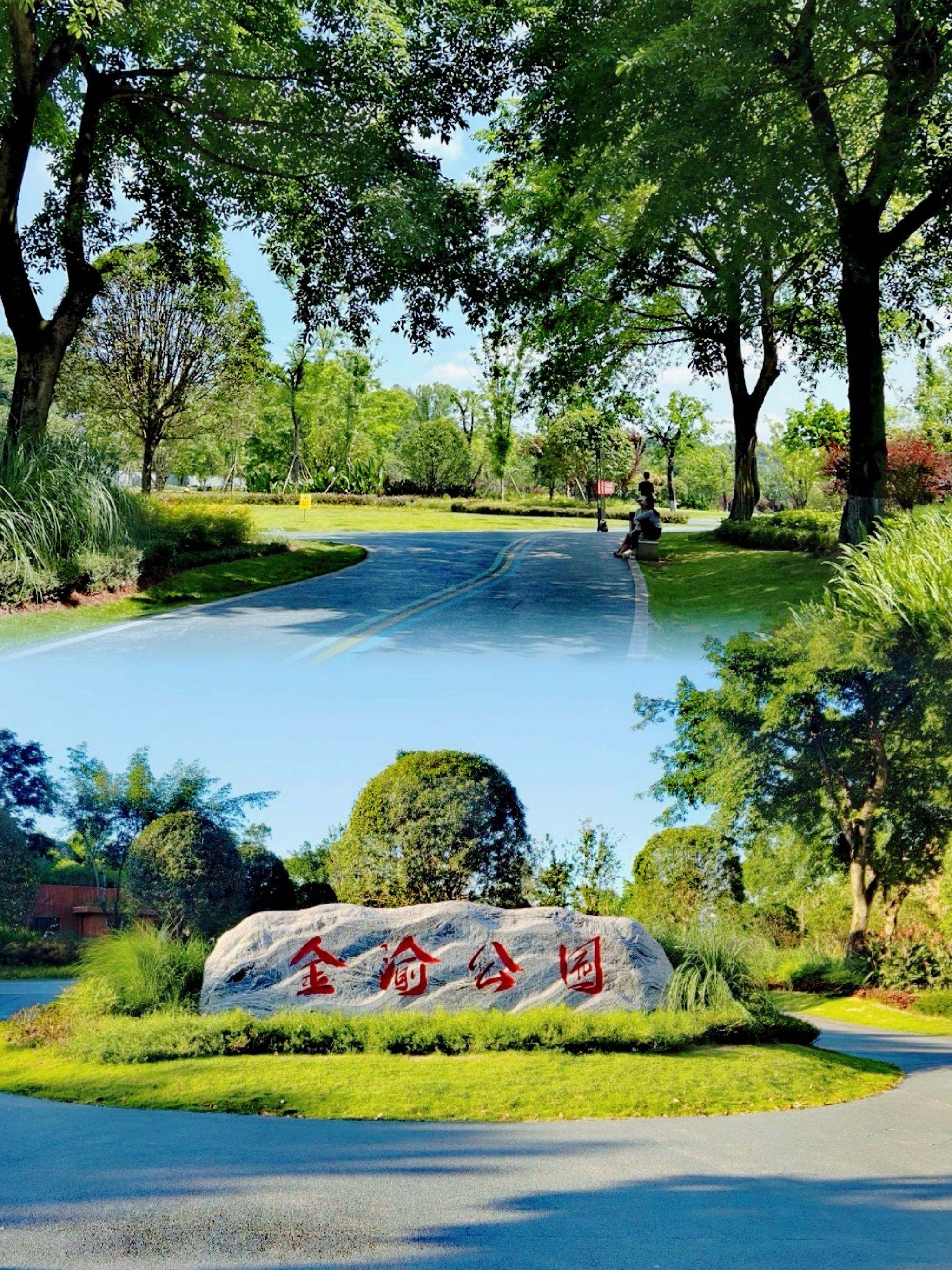 📍位置:「金渝郊野公园」在渝北区金山街道的金州大道中段,导航公园