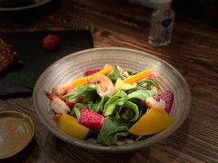 鲜虾芒果冰菜沙拉-碧桃小馆·民国宅院(西湖大道店)