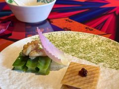 冷菜双拼（鹅肝春卷脆皮&龙豆鲜桃仁）-上海滩餐厅(BFC外滩金融中心店)