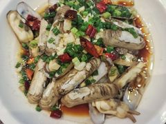 葱油蛏子-健眺小海鲜(临海后山店)