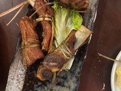 香茅草捆排骨-缘生态云南菜·野生菌庭院餐厅(华侨城店)