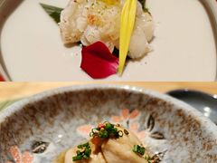 土佐琵琶虾配鱼子酱-镹·鱼料理  国产鱼使用店