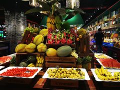 自助取餐区-大山炭火烤肉自助(百盛步行街广场店)