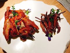 脆皮乳鸽拼鸭舌-莲·中餐厅(成都首座万豪酒店)