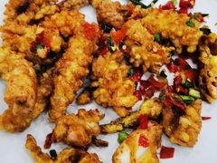 椒盐鱿鱼-潮粥馆(长江花园店)