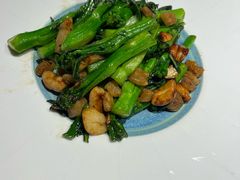 猪油渣炒手工菜心-桃桃厨房(公明店)