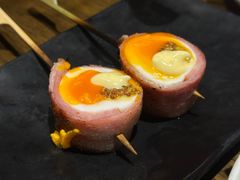 溏心蛋培根-九州料理竿屋SaoYa