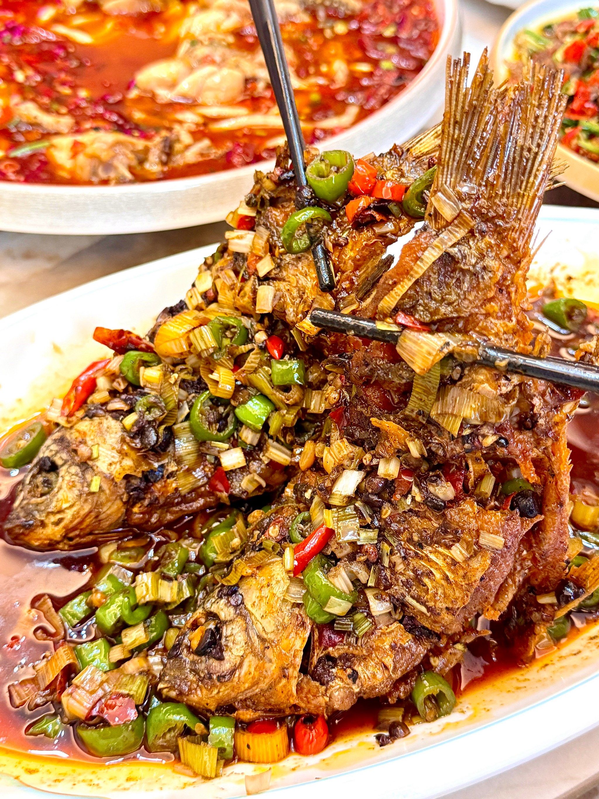 绵阳📍找了好久的豆豉鱼!童年回忆😋