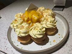 芒果百香果香缇奶油华夫饼-BE BRIGHT KITCHEN(正佳广场店)