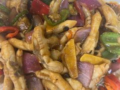 豉椒加辣炒竹聖子-蛇口市场