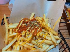 泡菜薯条-包装马车·韩国料理·포장마차