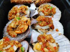 -东来菜馆•手抓海鲜家常菜•海鲜锅贴(鸽子窝店)