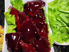 鸡血-黔府豆米火锅野菜馆(南马店)