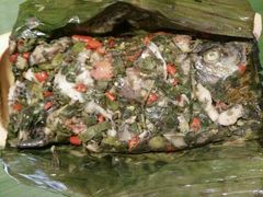 包烧鱼-基诺山寨.版纳民族特色菜