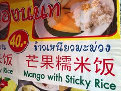 -芒果糯米饭摊子