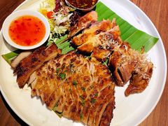 碳烧猪颈肉拼辣鸡-星叶·东南亚料理(宁波万象汇店)