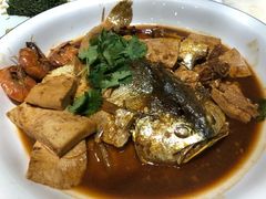 家烧中黄花-天天鱼港·海鲜·鲅鱼水饺·招牌烤鸭(黄骅店)
