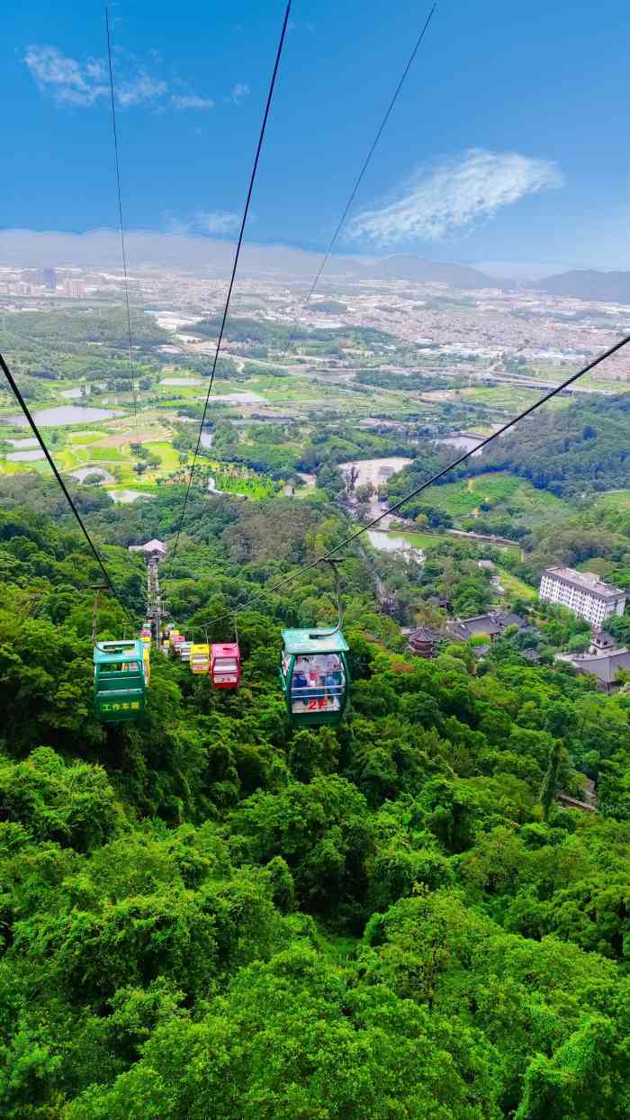 叱石风景区-"还好,刚好去有事过江门,:没有坐过缆车,.