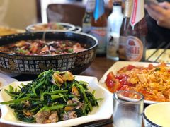 菠菜拌毛蚬子-明海妈妈菜(大连外国语学院店)