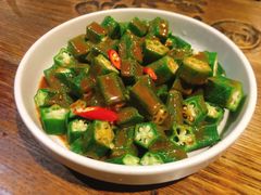 麻酱秋葵-龙巢盱眙龙虾·牛蛙·烧烤宵夜(八卦岭店)