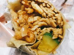 牛肉鸡蛋鸡柳千张-高麦卷饼王(星海生活广场店)