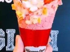 春日捧花丹麦筒冰淇淋-哈根达斯(武汉天地店)