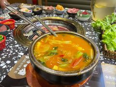 海鲜酱汤-黑牛の場烤肉(摩天活力城店)
