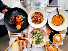 星厨乳酪肉酱意粉配烤面包片-乔泰勒JOETYLER西餐厅(曲江店)