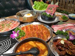 -明洞阿姨·韩式酱蟹烤肉·创意料理(三元桥店)