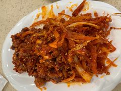 干辣椒炒明太鱼-鸭绿江民族饭店(总店)