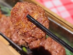 木盒烟熏牛肉饼-龙桥私厨·姜花菊花过桥鱼·顺德菜(容桂店)