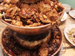 特色牛蛙锅-超越炭火牛蛙火锅鸡(河东店)