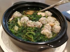 魚滑浸時蔬(莧菜)-花城苑广府菜(侨鑫店)