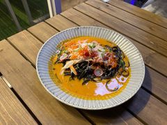 阿拉斯加蟹肉配海胆酱墨鱼汁意面-CHILLAX轻乐时(侨建·Hi City店)