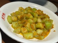 丝瓜炒盐蛋黄-天下客饭店(中山路店)