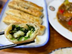 鸡蛋小白菜火烧-老北京褡裢火烧·任记