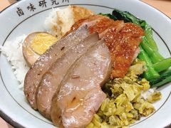 鹅肉拼粉肝饭-狮头牌卤味研究所·卤味饭(花城汇南区店)