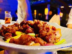 雪花糖醋里脊-绿茶餐厅(乐峰广场店)