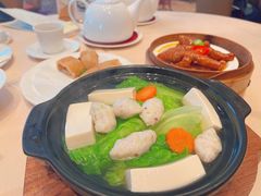 鱼滑汤浸豆腐生菜-金苑海鲜酒家(来魅力店)