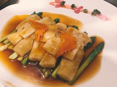 竹笙芦笋-若蘭慈·无国界素食料理(欢乐海岸店)