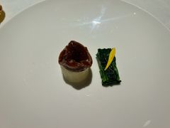 鲍鱼拼冬瓜和炝拌板蓝根苗-广舟(千禧店)