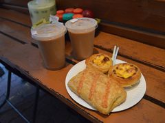 葡挞&nbsp;&nbsp;奶茶-玛嘉烈蛋挞(金利来大厦店)