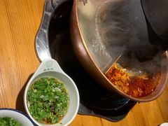 鸳鸯锅底-義聚德·清真铜锅涮羊肉·烧烤(河东店)